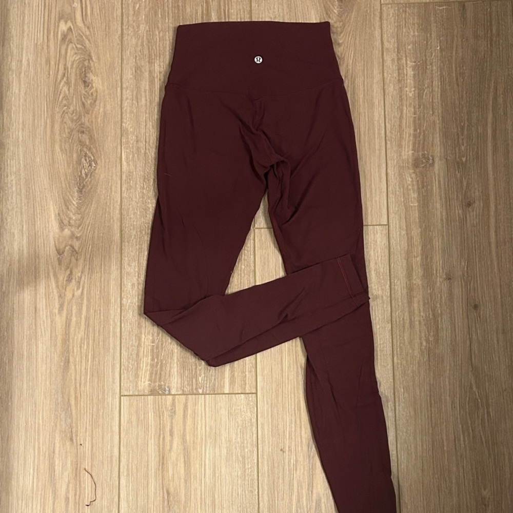 lululemon athletica Align Maroon 25” Leggings